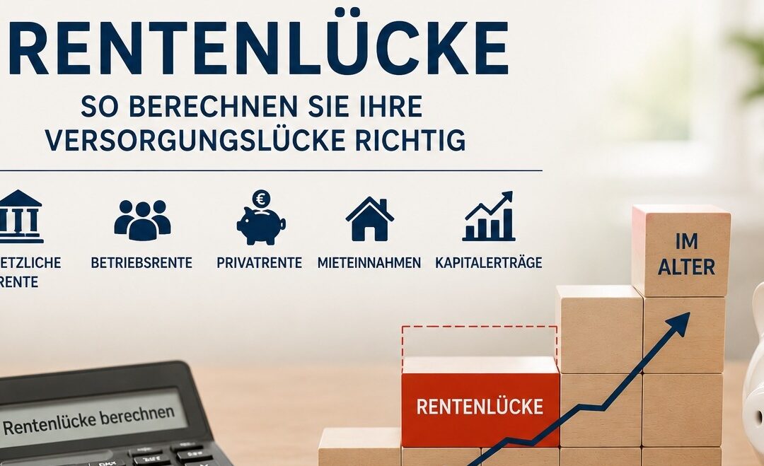 Rentenlücke berechnen: Warum die gesetzliche Rente oft nicht ausreicht